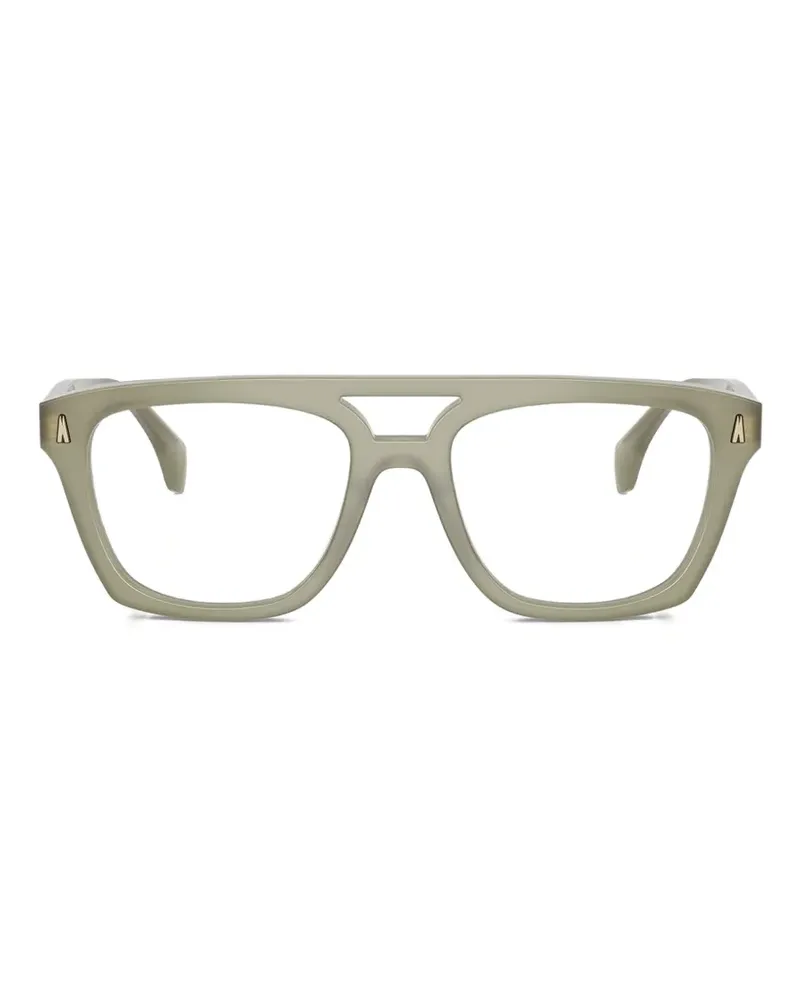Moncler rectangle frame glasses - Grau Grau