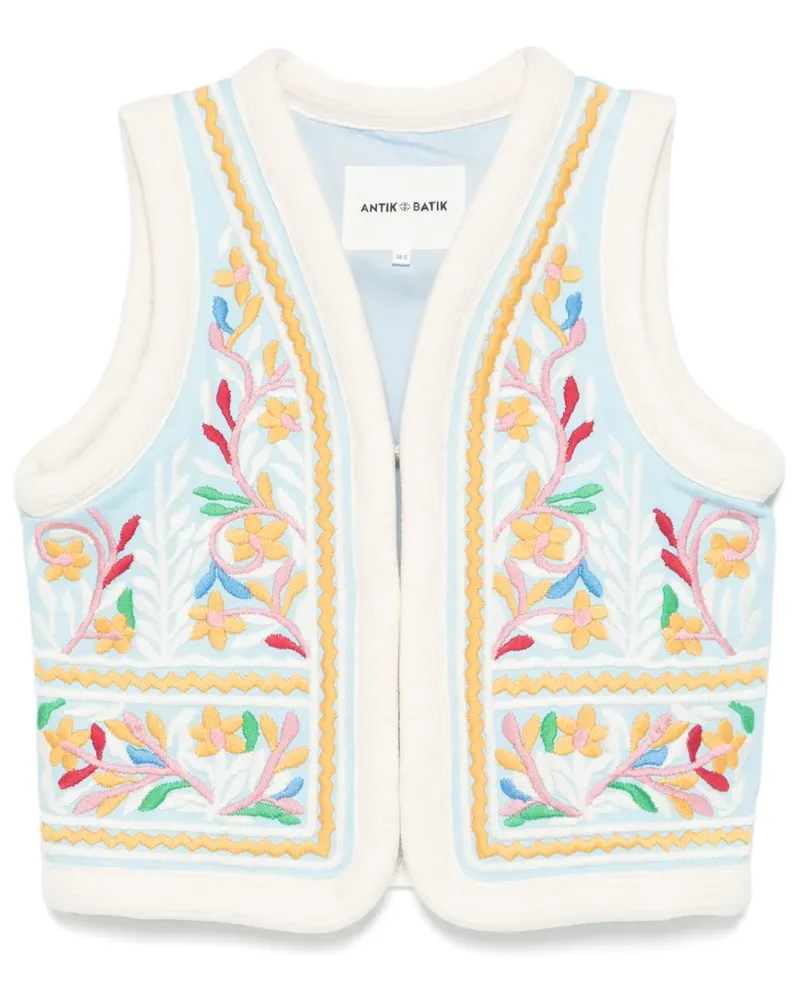 Antik Batik Hendrix Weste - Blau Blau