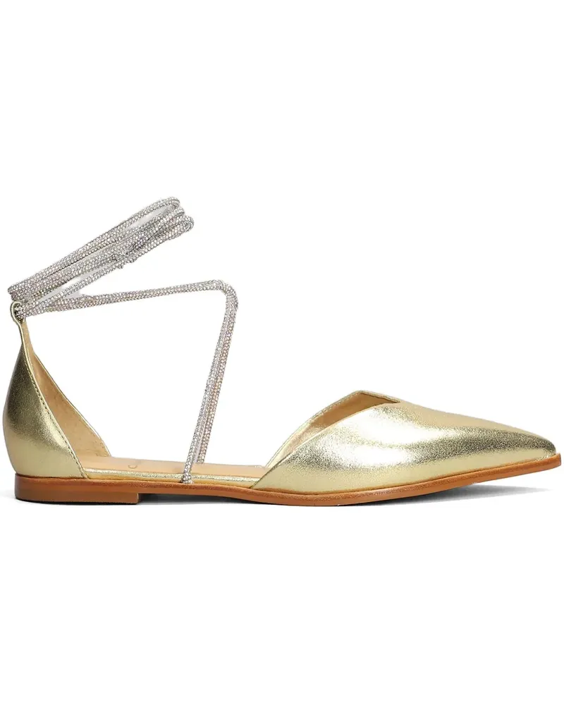 CARRANO Ballerinas im Metallic-Look - Gold Gold