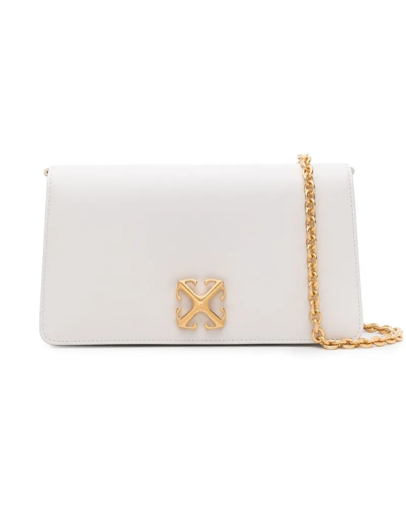 OFF-WHITE Jitney 1.7 Schultertasche - Weiß Weiß