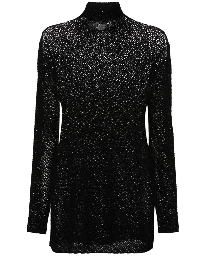 Totême Gehäkelter Pullover - Schwarz Schwarz