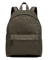 Valentino Garavani Rucksack mit Toile Iconographe-Print Grün