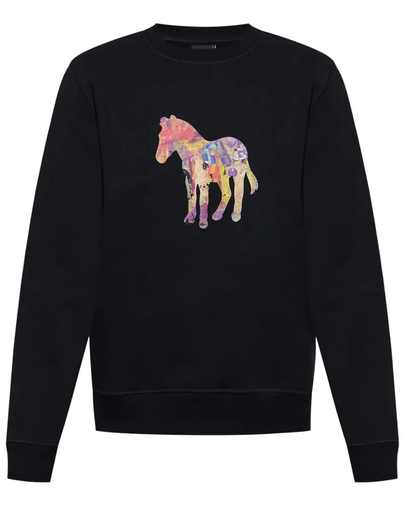 Paul Smith Sweatshirt mit Logo-Print - Schwarz Schwarz