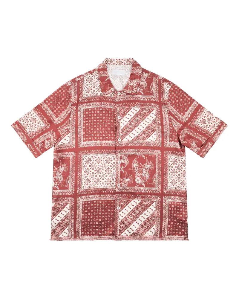 KITH bandana-print shirt - Rot Rot