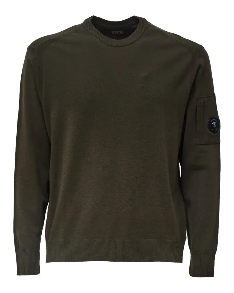 C.P. Company Lens Pullover mit rundem Ausschnitt - Grün Grün