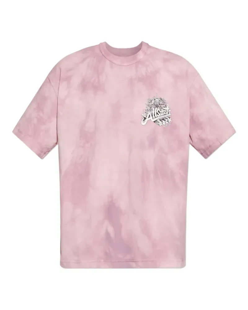AllSaints Avalon Batik-T-Shirt - Rosa Rosa