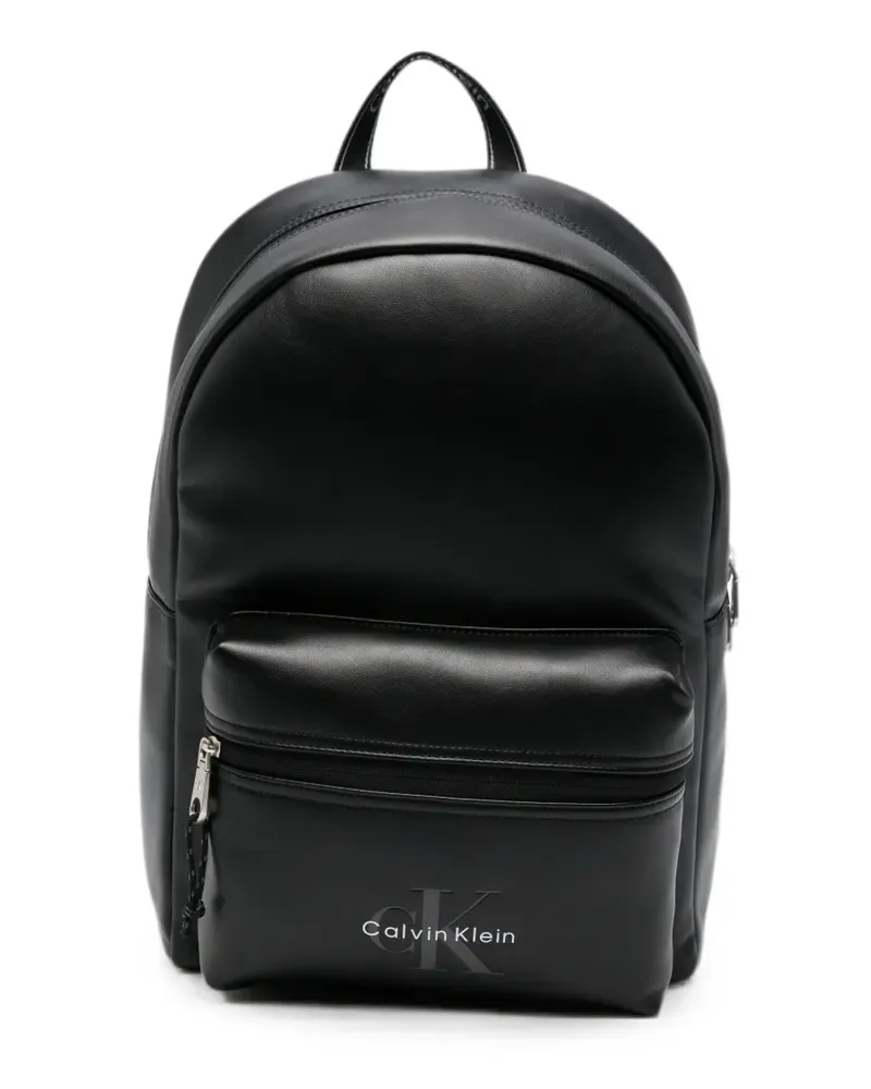 Calvin Klein logo-print backpack - Schwarz Schwarz