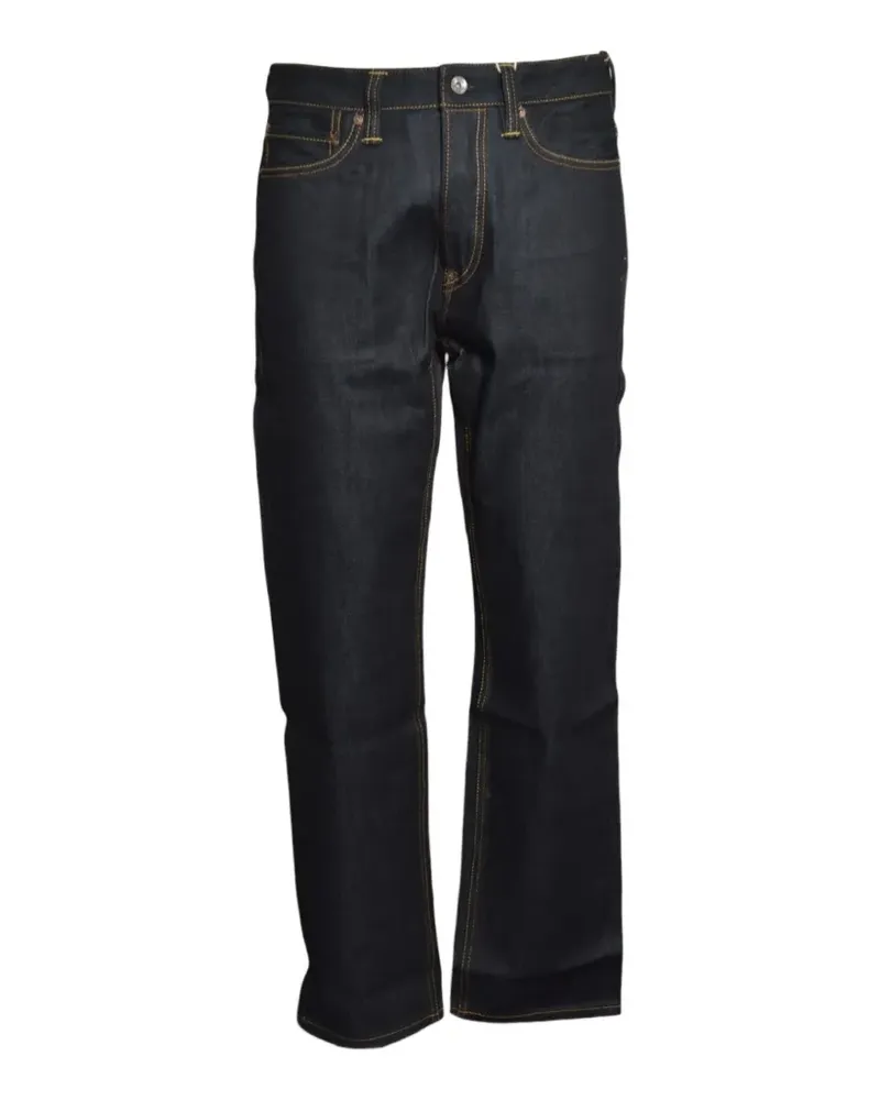 Evisu Jeans mit Möwen-Print - Blau Blau