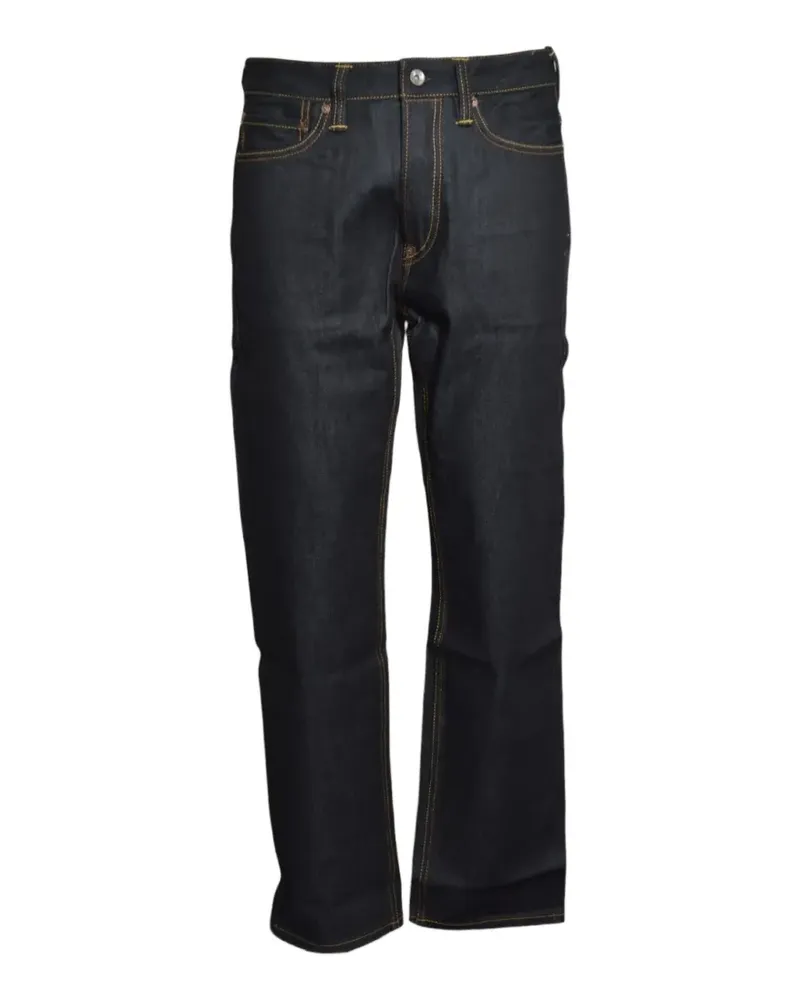 Evisu Jeans mit Möwen-Print - Blau Blau