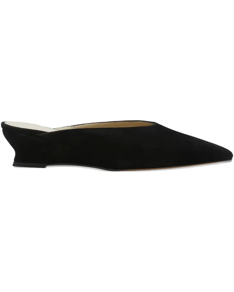 Le Monde Béryl 40mm Victoria Micro wedge-heel mules - Schwarz Schwarz