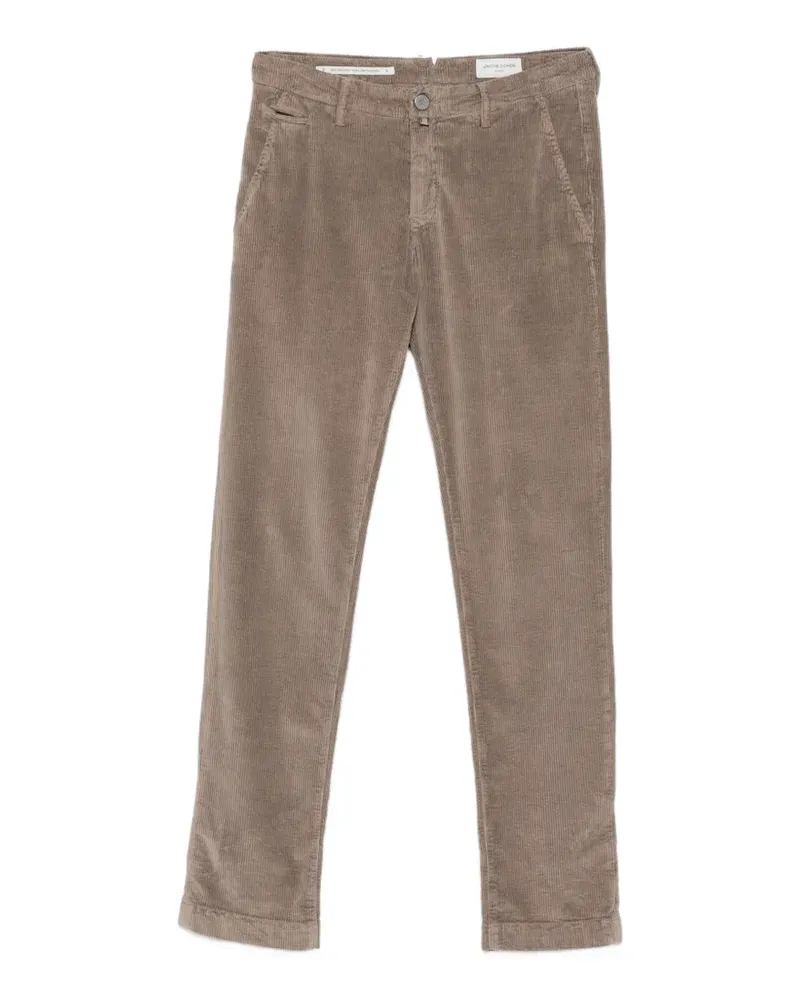 Jacob Cohën Bobby Hose aus Cord - Grau Grau