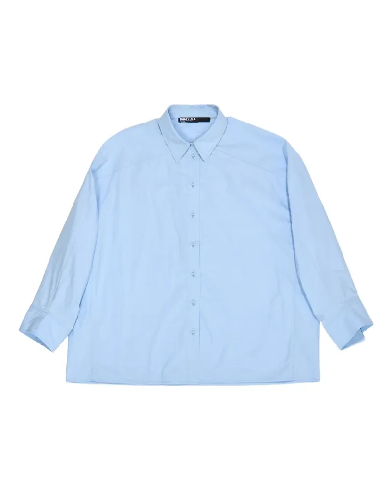 BIMBA Y LOLA button-down cotton shirt - Blau Blau