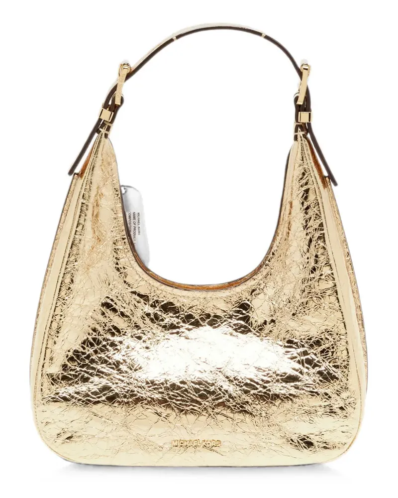 Michael Kors Nolita crinkled shoulder bag - Gold Gold