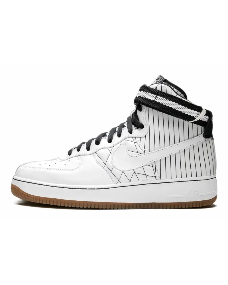 Nike Air Force 1 High Premium pinstripe sneakers - Weiß Weiß
