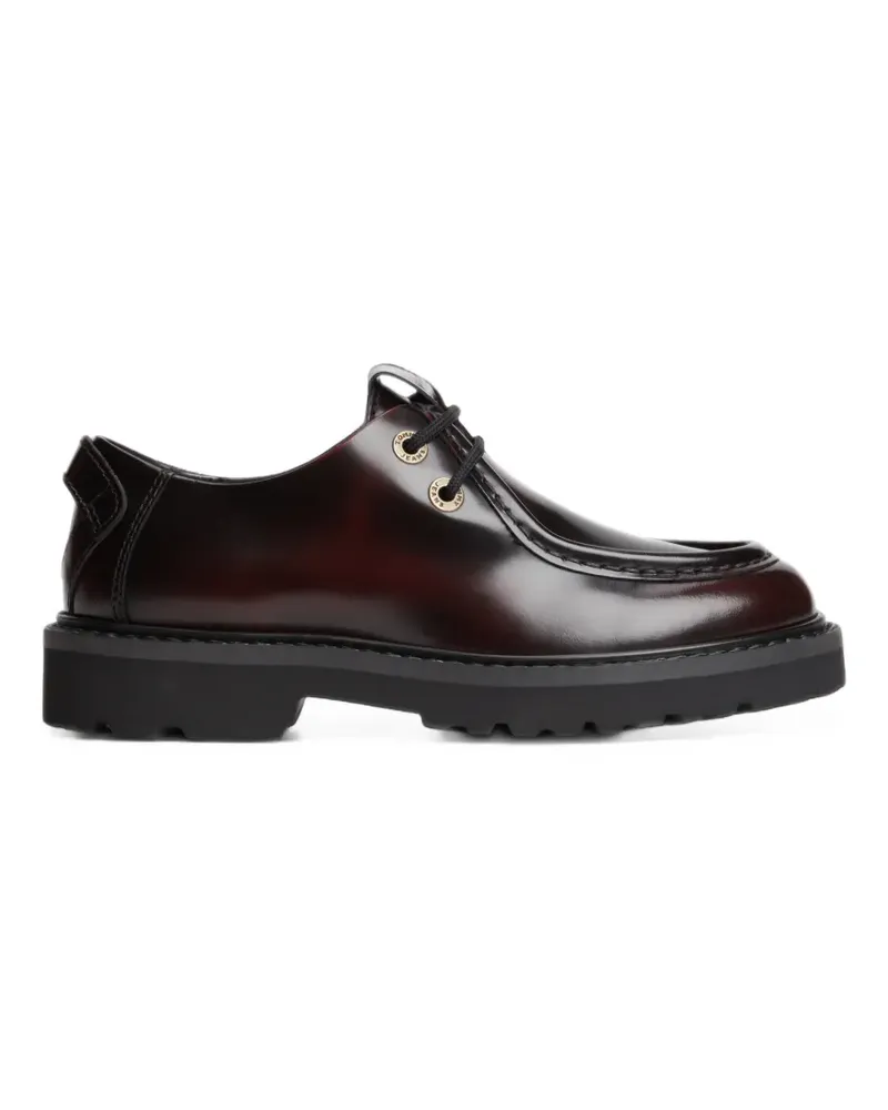 Tommy Hilfiger Polierte Derby-Schuhe mit Profilsohle - Braun Braun