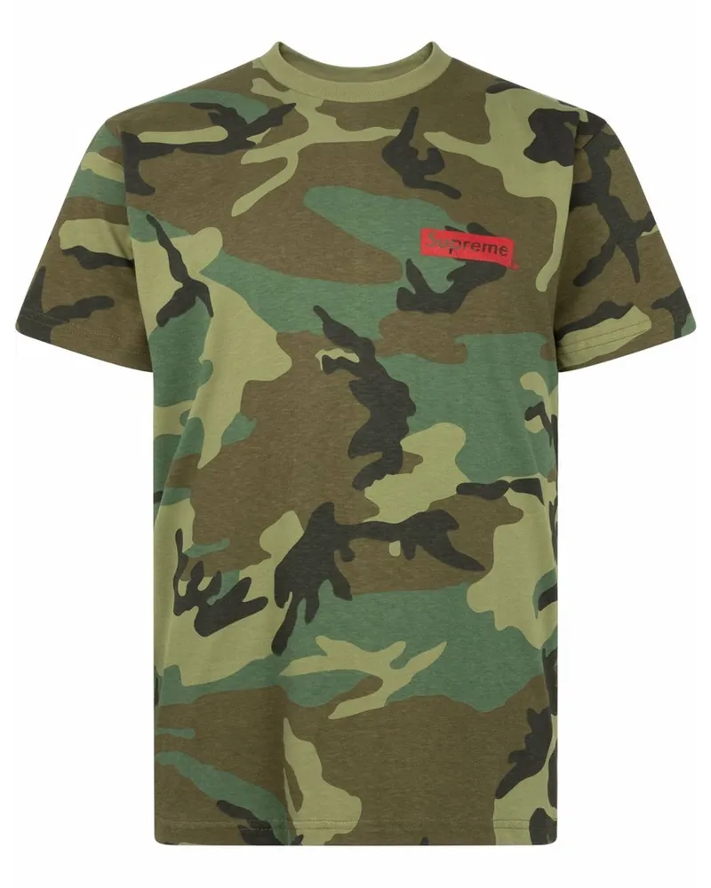 Supreme Being T-Shirt mit Camouflage-Print - Grün Grün