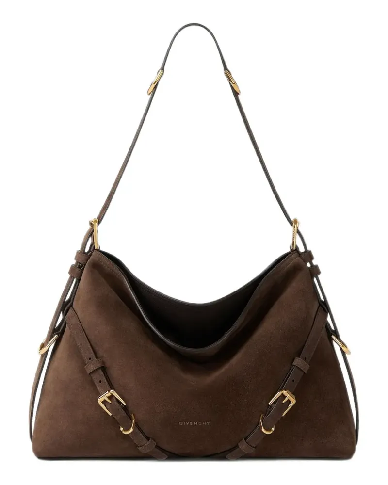 Givenchy Mittelgroße Voyou Schultertasche - Braun Braun