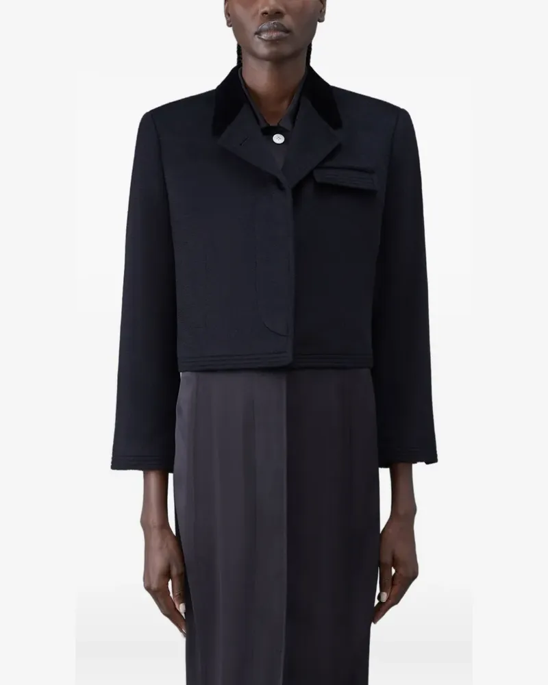 Thom Browne Jacke aus Kaschmir - Schwarz Schwarz