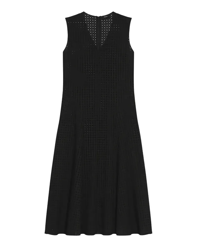 Theory V-neck midi dress - Schwarz Schwarz