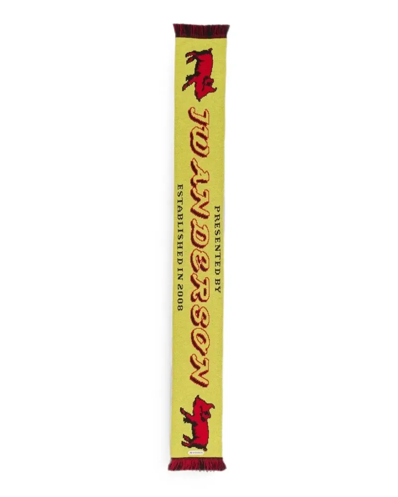J.W.Anderson Piglet Football scarf - Gelb Gelb