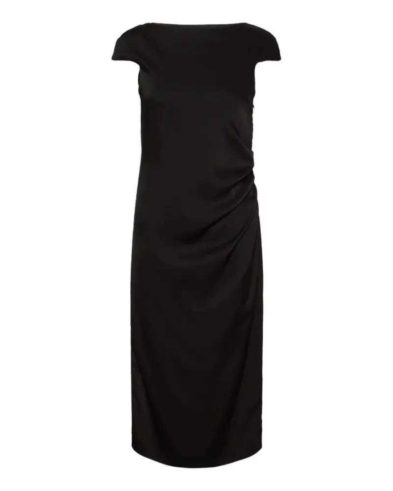 Max Mara side-slit midi dress - Schwarz Schwarz