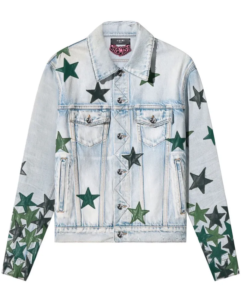 Amiri Chemist Star Jeansjacke - Blau Blau
