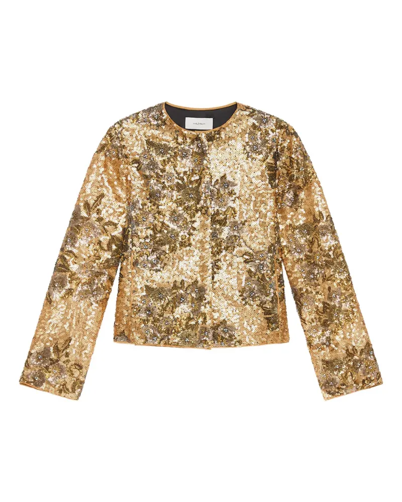 Maliparmi Jacke mit Pailletten - Gold Gold