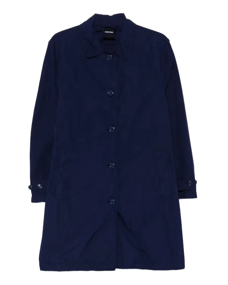 ASPESI buttoned coat - Blau Blau