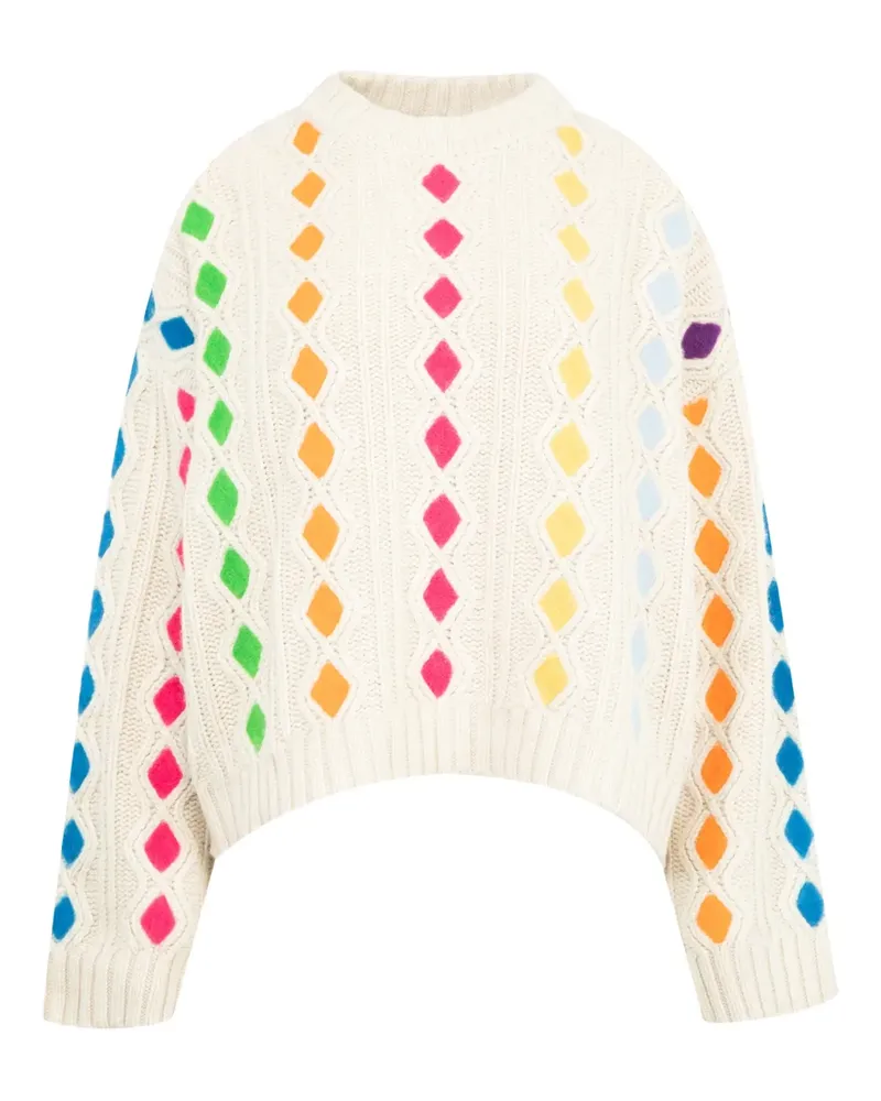 Mira Mikati Harlequin Pullover - Nude Nude
