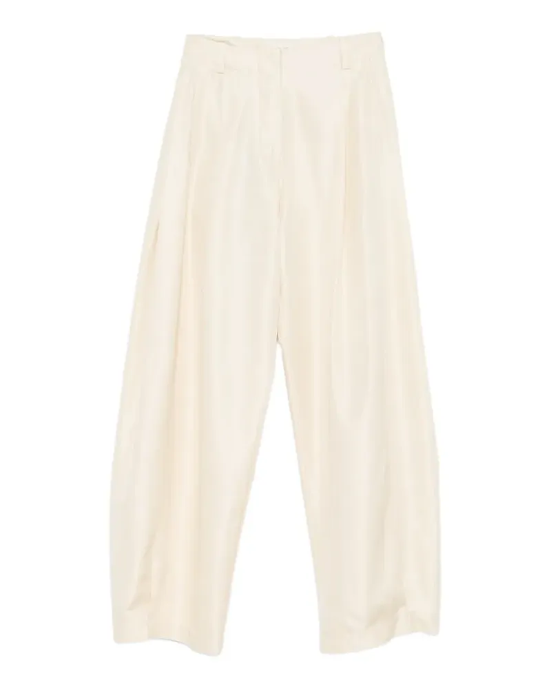 The Row Weite Karoline Hose mit Falten - Nude Nude