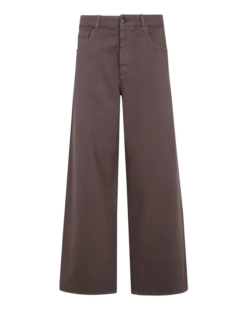 Brunello Cucinelli Hose mit weitem Bein - Braun Braun