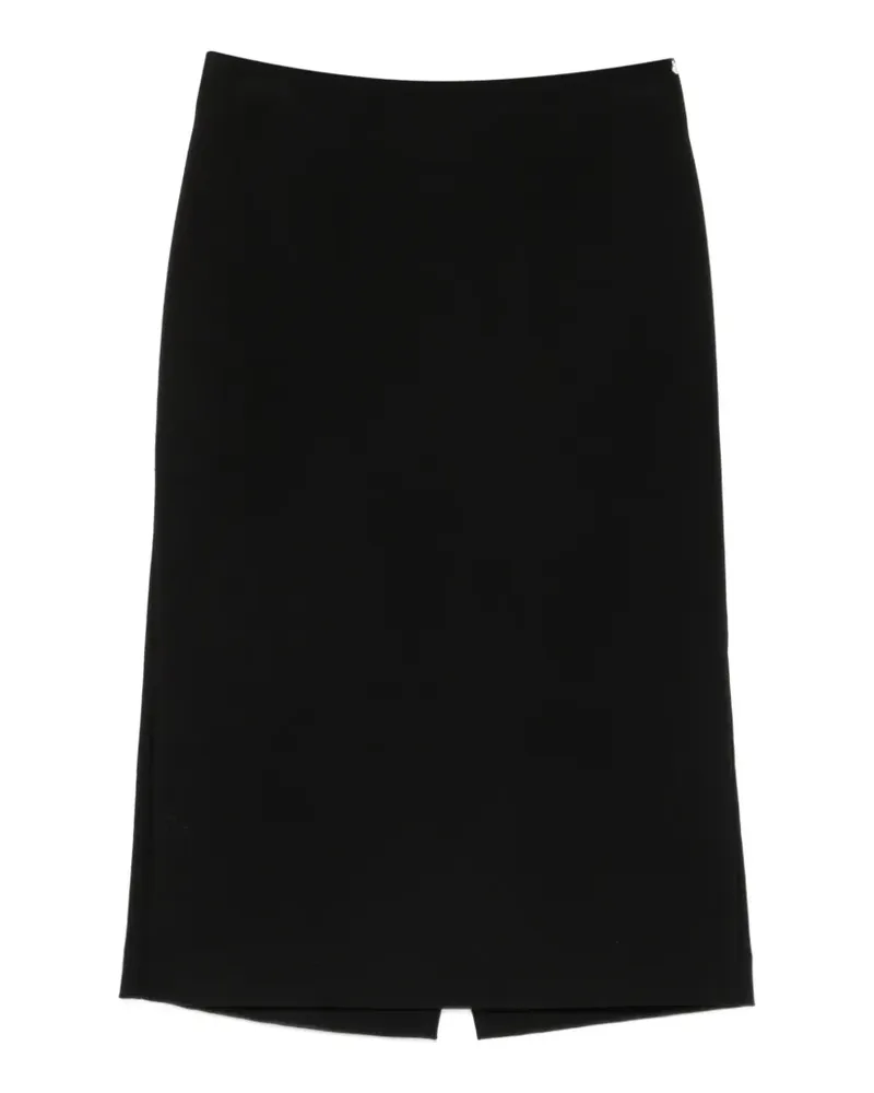 ottod’Ame Midirock mit Schlitz hinten - Schwarz Schwarz