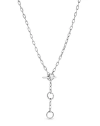 David Yurman Lange Halskette Silber