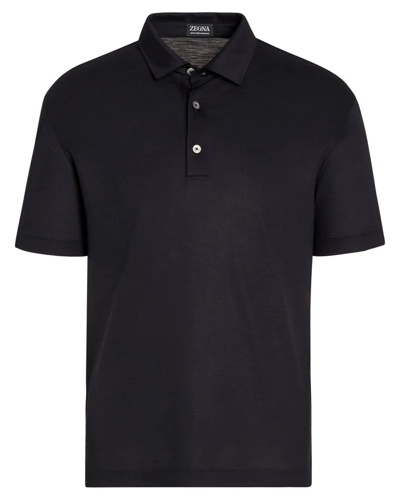 Ermenegildo Zegna Klassisches Poloshirt - Blau Blau