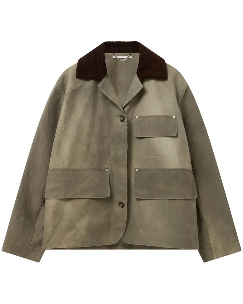Stella McCartney Workwear Harrington-Jacke - Braun Braun
