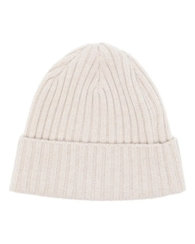 N.Peal Beanie aus Kaschmir - Nude Nude