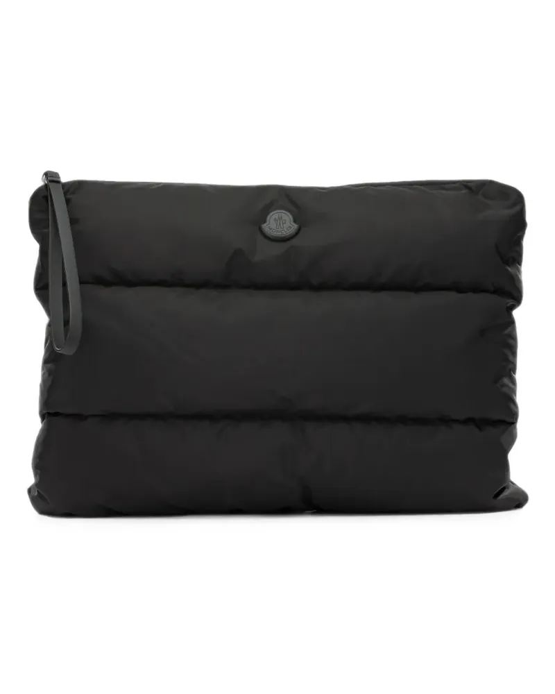 Moncler Caradoc quilted laptop bag - Schwarz Schwarz