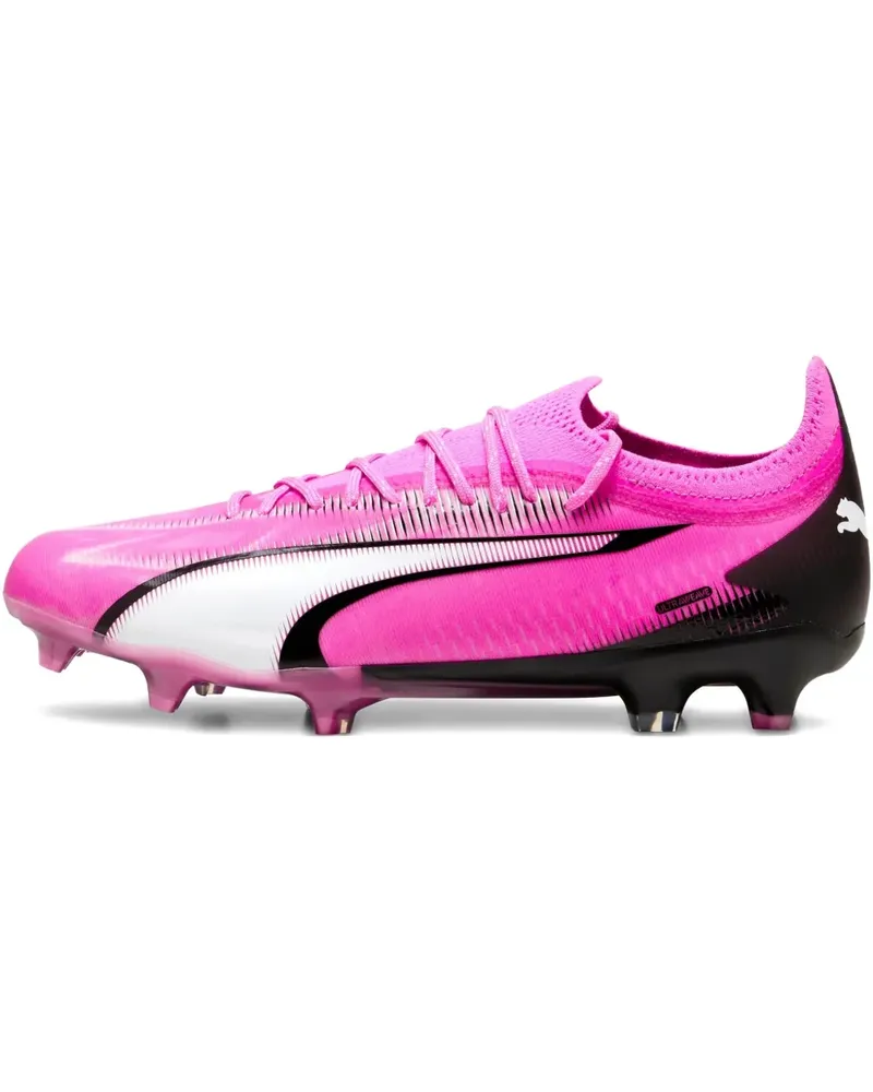 Puma Ultra Ultimate FG Cleats "Pink White Black" Sneakers - Rosa Rosa