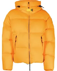 Parajumpers Steppjacke mit Logo-Patch Orange