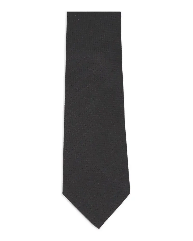 Tom Ford textured-finish tie - Schwarz Schwarz