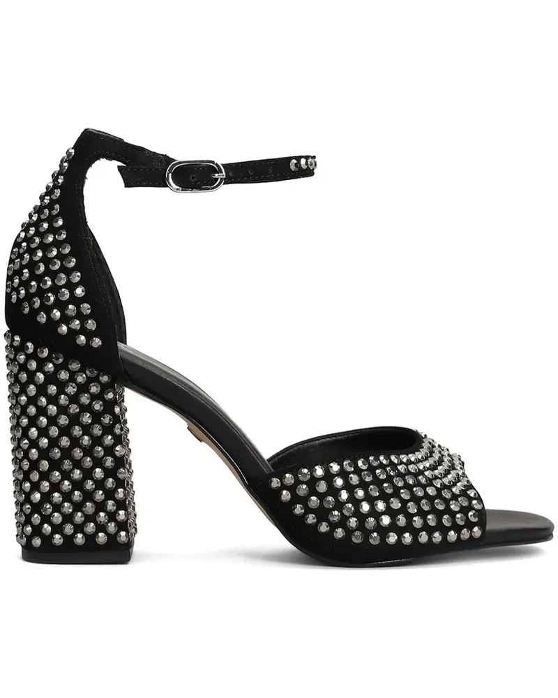 CARRANO Sandalen mit Kristallen 90mm - Schwarz Schwarz