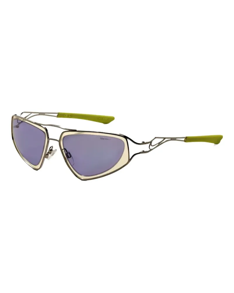 Nike Veil geometric-frame sunglasses - Schwarz Schwarz