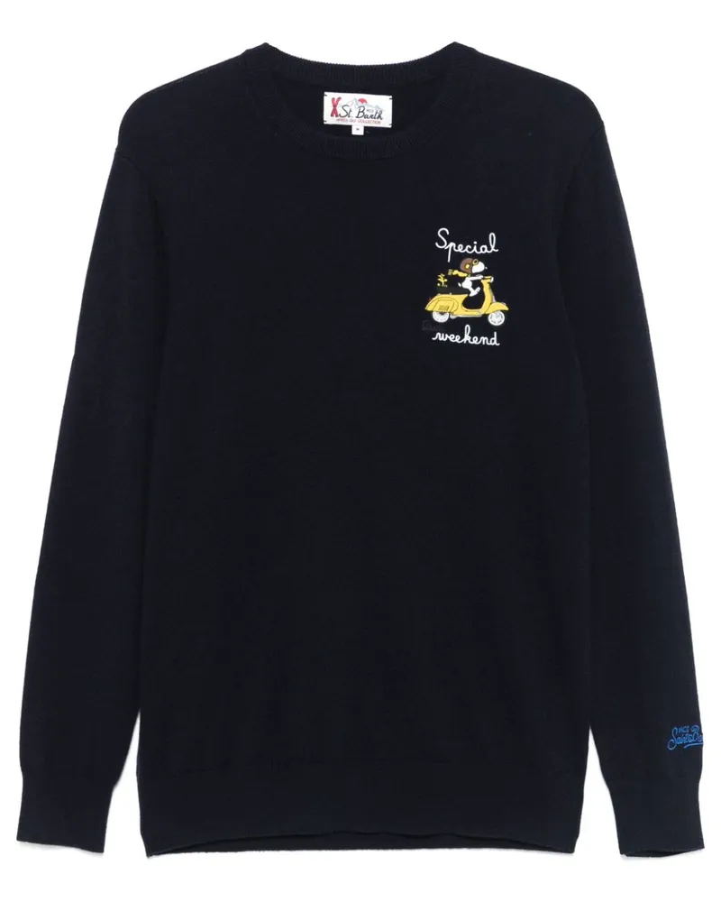 MC2 Saint Barth x PEANUTS™ Heron Pullover - Blau Blau