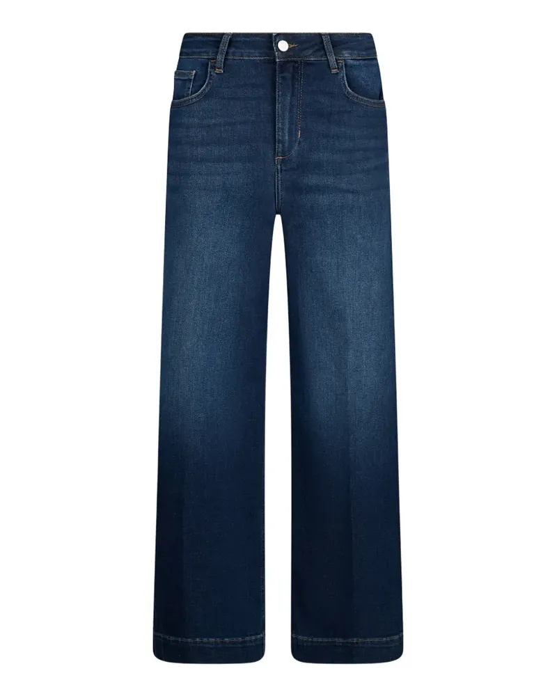 Liu Jo rhinestone-embellishment flared jeans - Blau Blau