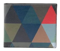 Geometrisch gemustertes Portemonnaie