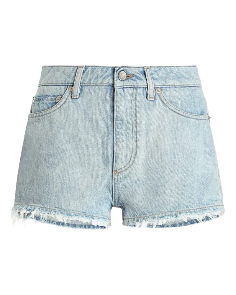 Dolce & Gabbana Ausgefranste Jeans-Shorts - Blau Blau
