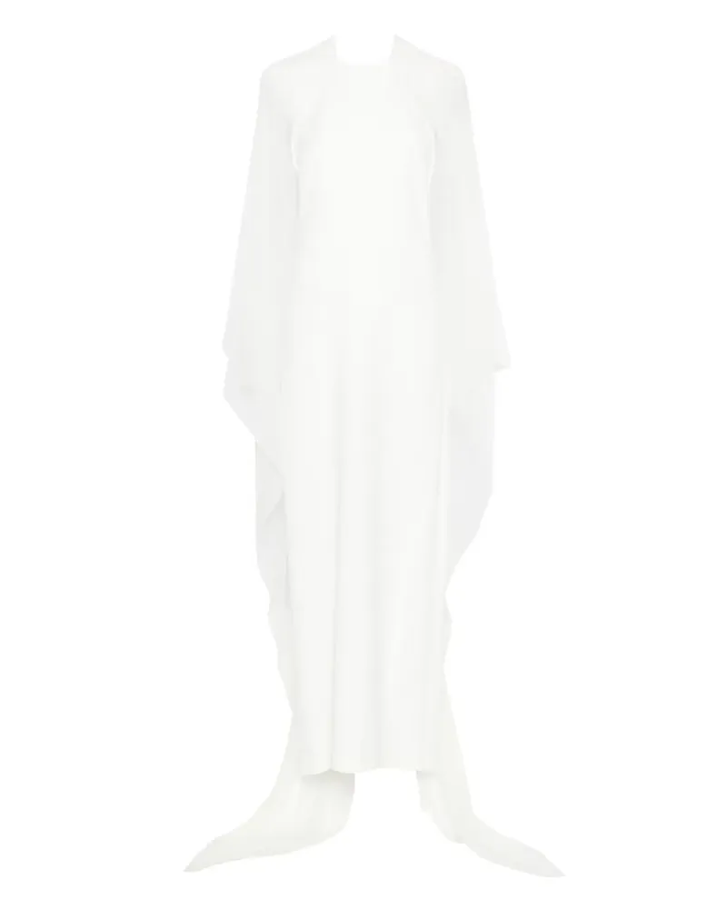Alberta Ferretti Semi-transparentes Maxikleid - Weiß Weiß