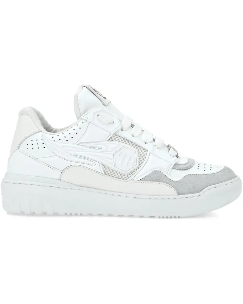 Philipp Plein Sneakers mit Einsätzen - Weiß Weiß