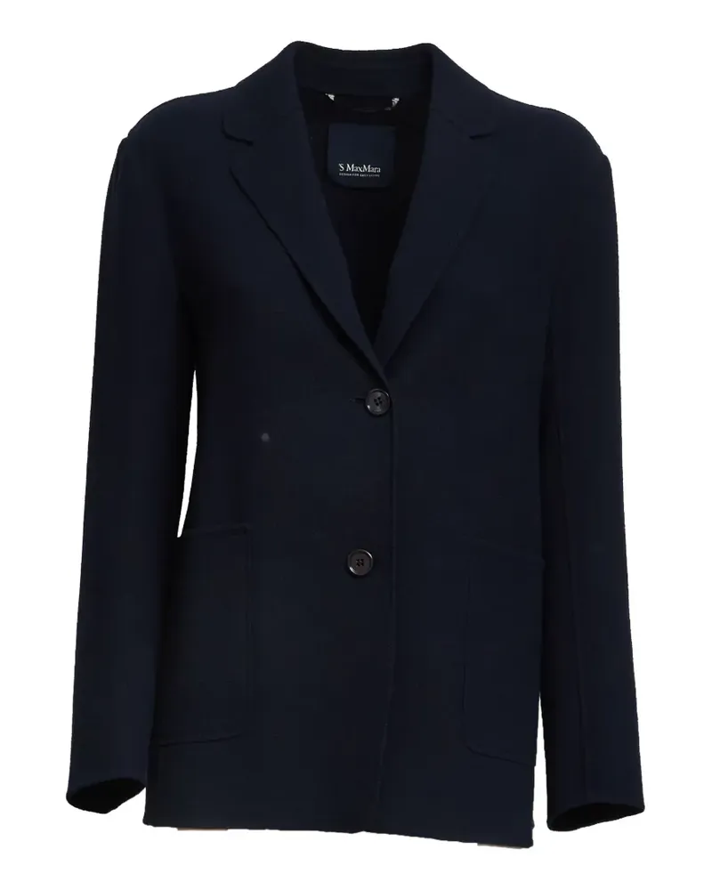Max Mara Einreihiges Sakko - Blau Blau