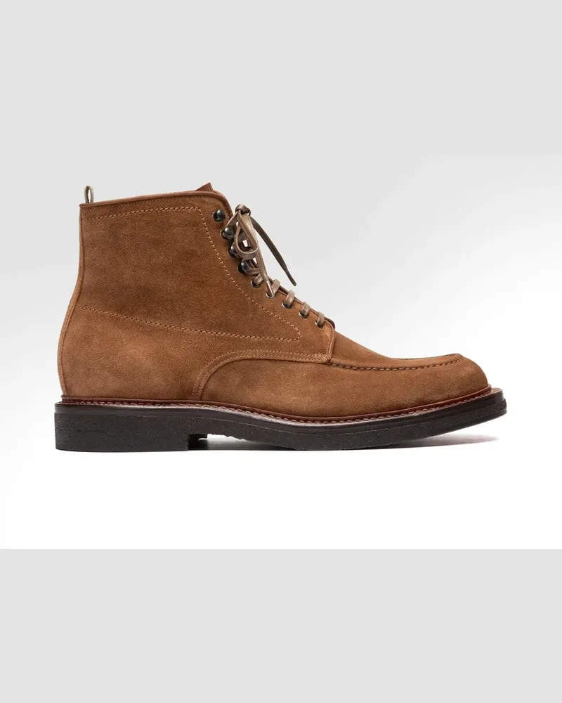 Officine Creative Italia Aston Crepe 004 Schnürstiefel - Braun Braun
